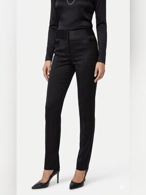 Express Design Studio Black Satin Look Pants Size 0
